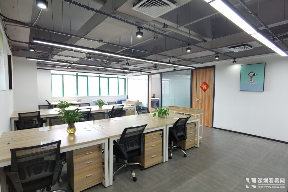 免佣全包型办公室水电物业网络全包家私齐全